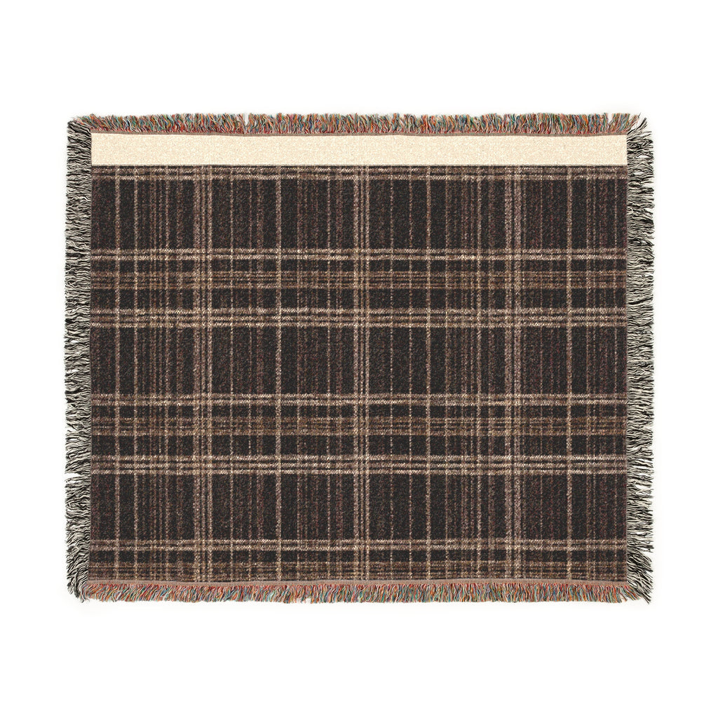 Cozy Plaid Woven Blanket - Warm Throw for Home Decor